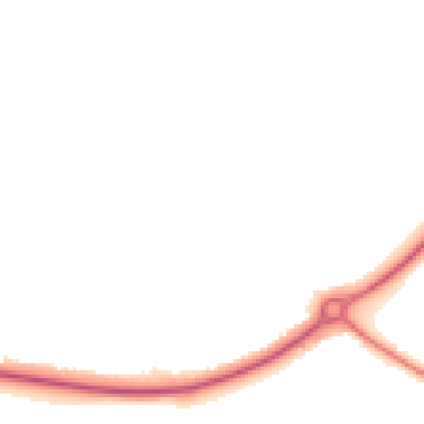 Night-time road noise heatmap for YO43 3BH