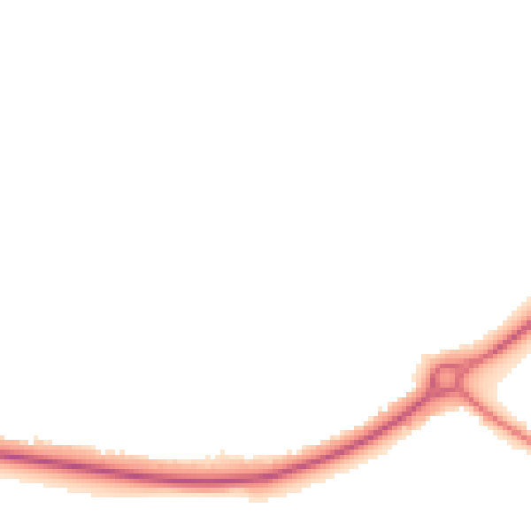 Night-time road noise heatmap for YO43 3BJ