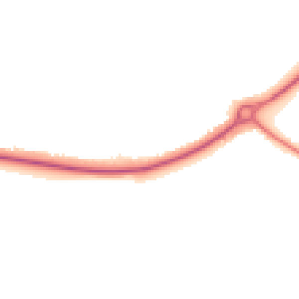 Night-time road noise heatmap for YO43 3BW