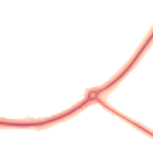 Night-time road noise heatmap for YO43 3DD