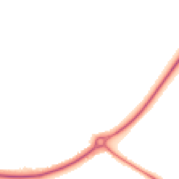 Night-time road noise heatmap for YO43 3DH