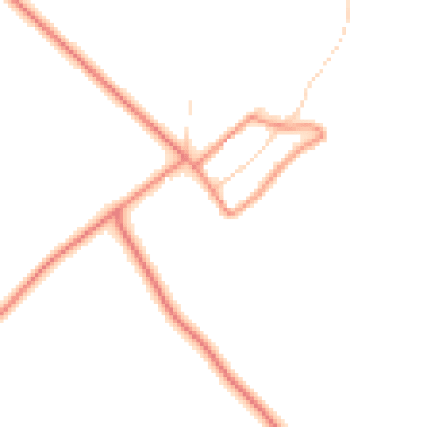 Daytime road noise heatmap for YO43 3LH