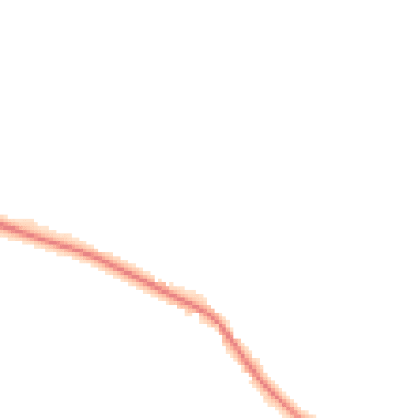 Night-time road noise heatmap for YO43 3PB