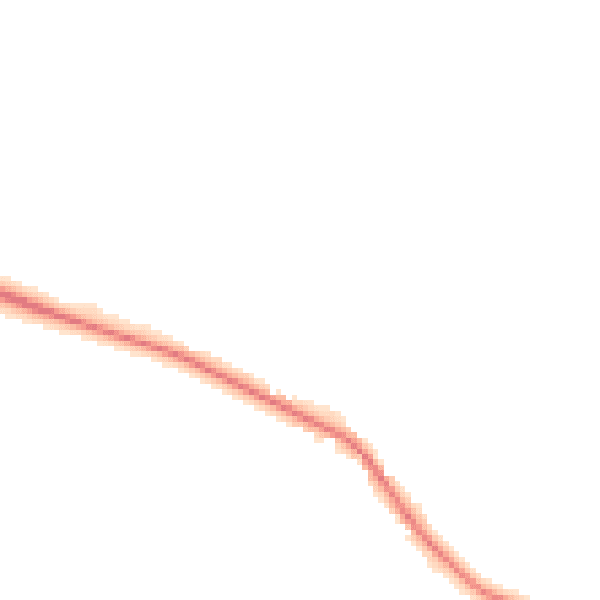 Night-time road noise heatmap for YO43 3PD