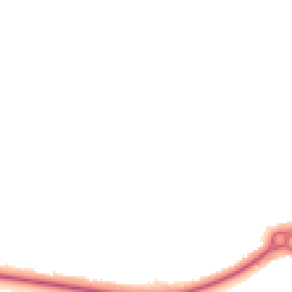 Night-time road noise heatmap for YO43 3RX