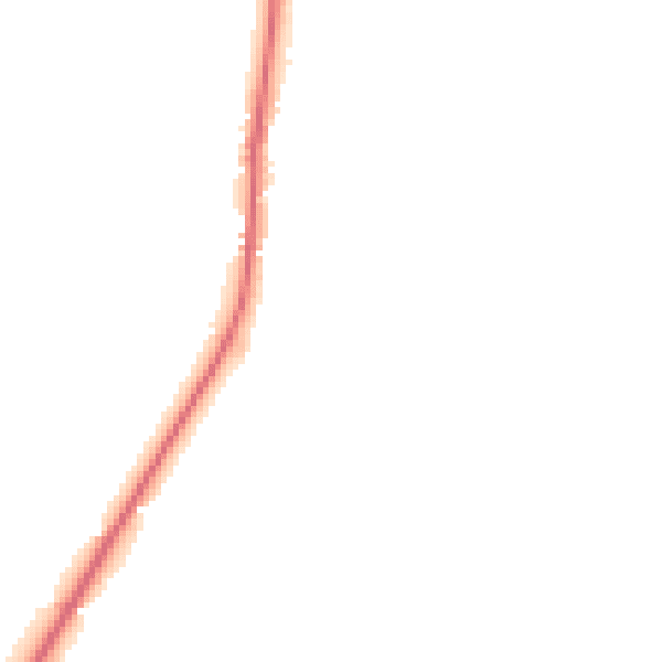 Night-time road noise heatmap for YO43 4DX