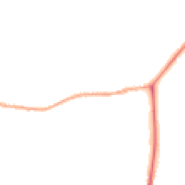 Night-time road noise heatmap for YO43 4EN