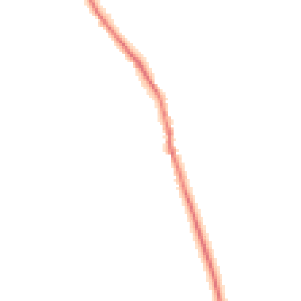 Night-time road noise heatmap for YO43 4QT