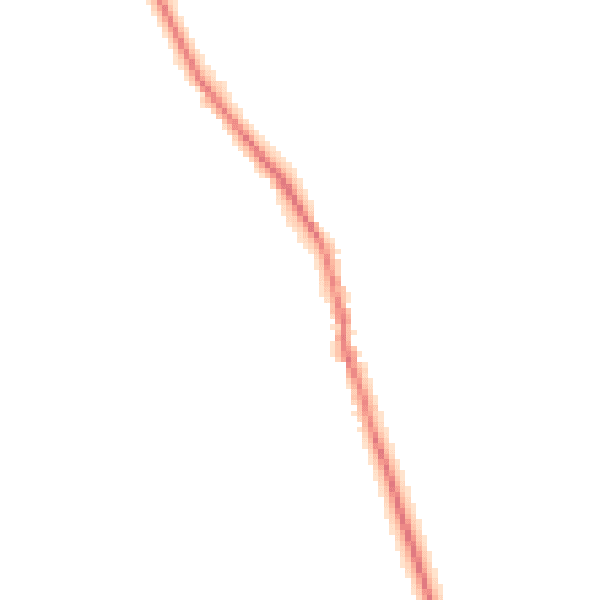 Night-time road noise heatmap for YO43 4QZ
