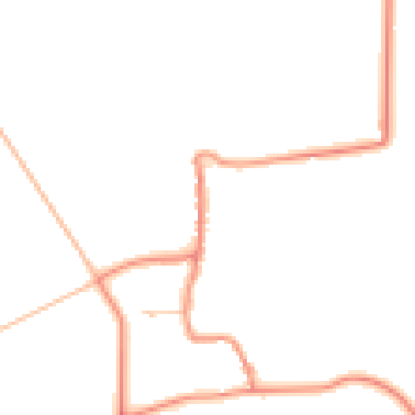 Daytime road noise heatmap for YO43 4UF