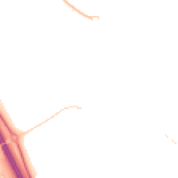 Night-time road noise heatmap for YO51 9AF