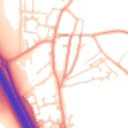 Daytime road noise heatmap for YO51 9AY
