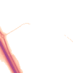 Night-time road noise heatmap for YO51 9AY