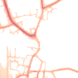 Daytime road noise heatmap for YO51 9BH