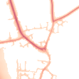 Daytime road noise heatmap for YO51 9BW