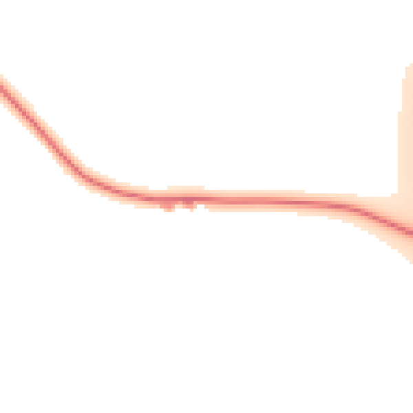 Daytime road noise heatmap for YO51 9DD