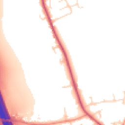 Daytime road noise heatmap for YO51 9DG