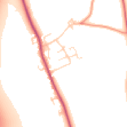 Daytime road noise heatmap for YO51 9DJ