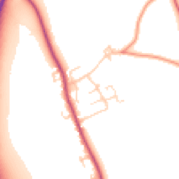 Daytime road noise heatmap for YO51 9DW