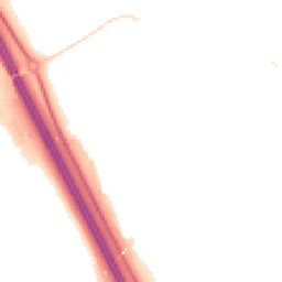 Night-time road noise heatmap for YO51 9GL