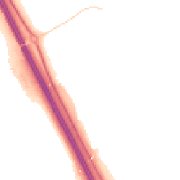 Night-time road noise heatmap for YO51 9GN
