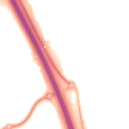 Night-time road noise heatmap for YO51 9HX