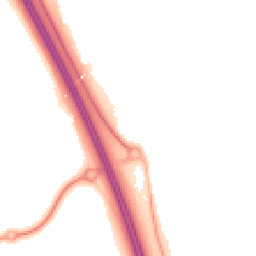 Night-time road noise heatmap for YO51 9JJ
