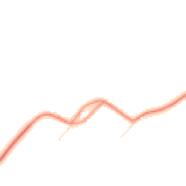 Daytime road noise heatmap for YO51 9LZ