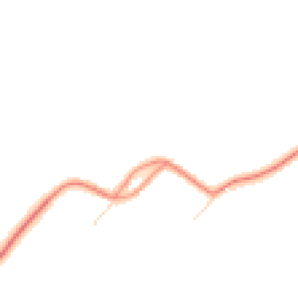 Daytime road noise heatmap for YO51 9LZ