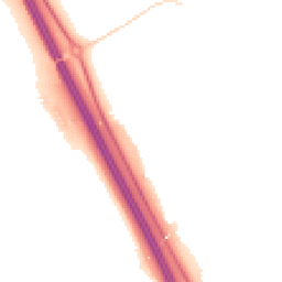 Night-time road noise heatmap for YO51 9PA