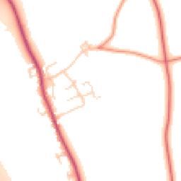 Daytime road noise heatmap for YO51 9PL