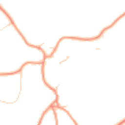 Daytime road noise heatmap for YO51 9PT