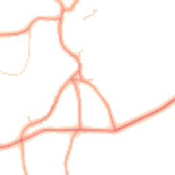 Daytime road noise heatmap for YO51 9QB