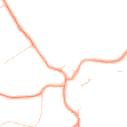 Daytime road noise heatmap for YO51 9QW