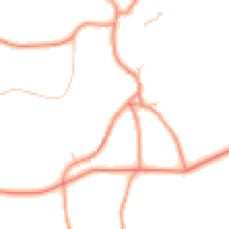 Daytime road noise heatmap for YO51 9QY