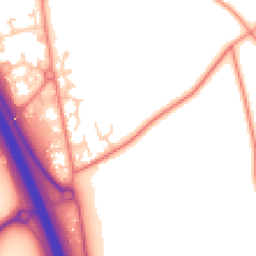 Daytime road noise heatmap for YO51 9RG