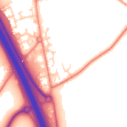 Daytime road noise heatmap for YO51 9RH