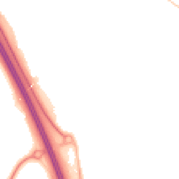 Night-time road noise heatmap for YO51 9RH