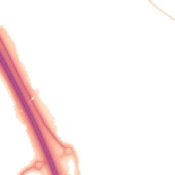 Night-time road noise heatmap for YO51 9RJ