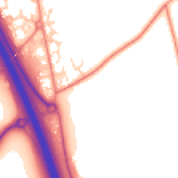 Daytime road noise heatmap for YO51 9RR