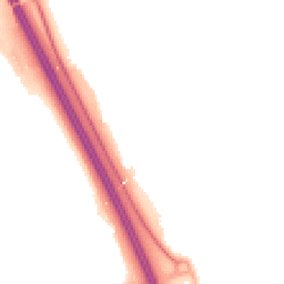 Night-time road noise heatmap for YO51 9UR