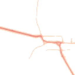 Daytime road noise heatmap for YO60 6AB