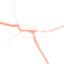 Daytime road noise heatmap for YO60 6PP