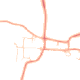 Daytime road noise heatmap for YO60 6QR