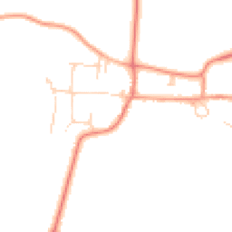 Daytime road noise heatmap for YO60 6RB