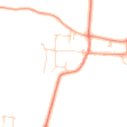 Daytime road noise heatmap for YO60 6RE