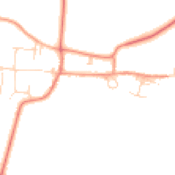 Daytime road noise heatmap for YO60 6TA