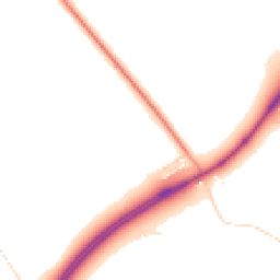 Daytime road noise heatmap for YO60 7EP