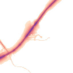 Daytime road noise heatmap for YO60 7EZ