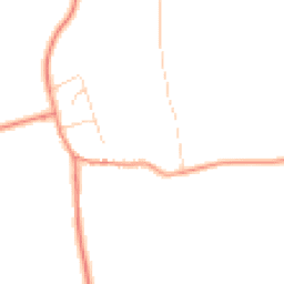 Daytime road noise heatmap for YO60 7NB